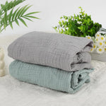 Muslin Bassinet Fitted Sheets 2 Pack, 100% Cotton Baby Cradle Sheets in Solid Green & Gray, Soft Breathable Mattress Covers for Boys & Girls, Fit Hourglass, Oval & Rectangle Pads