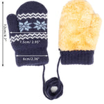 Baby-Winter-Knit-Mittens Soft Warm-Gloves Infant Newborn No Scratch Mittens 0-2 Years