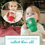 Infantino My 1st Tumbler Limited Edition – Adorable Miniature Tumbler with Leak-Resistant Straw and Toddler-Friendly Handle, Encourages Hydration, Easy to Clean, 9 fl. oz, Grinch Green