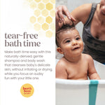 Baby Shampoo & Wash, Burt's Bees Tear Free Soap, Natural Baby Care, Original, 21 Ounce (Packaging May Vary)