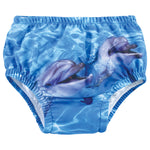 Hudson Baby Unisex Baby Swim Diapers, Coral Reef Dolphin, 6-12 Months