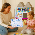 HAJOROM Play Panel for Kids Play Couch 4 PCS Childrens Play Panel for Toddler Foam Sofa (Play Couch not Included) (4 Styles)