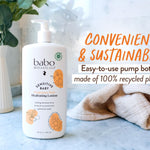 Babo Botanicals Sensitive Baby Fragrance-Free Daily Hydrating Baby Lotion - Shea Butter & Jojoba Oil - for Body & face - for Babies, Kids & Adults with Sensitive Skin - EWG Verified - Vegan - 14oz