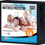 Utopia Bedding Waterproof Mattress Protector Queen Size, Premium Terry Mattress Cover 200 GSM, Breathable, Fitted Style with Stretchable Pockets (White)