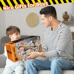Kids Tool Set 46 PCS, Christmas Birthday Gifts for Kids Ages 3,4,5,6,7,8, Toddler Tool Set with Portable Tool Box & Electronic Toy Drill, Construction Toys Tools for Toddlers, Tool Kits for Boys Girls