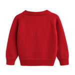 Simplee kids Baby Sweater Valentine's Day Cardigan Embroidery Knit Coat for Winter Spring for 12-18 Months