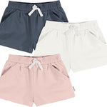 Gerber Baby Girls' 3-Pack Knit Shorts
