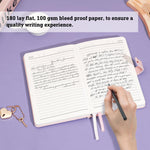 SPIPHY Diary with Lock and Key for Girls Ages 8-12 Journal with Lock for Teen Girls 288 Pages Heart-Shaped Locked Journal for Women, Pink