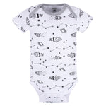 Gerber Baby Boys 5-Pack Short Sleeve Variety Onesies Bodysuits Space 0-3 Months