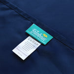 Standard Size Daycare/Pre-School Cot Sheet, Navy Breathable Microfiber Nap Sheet for Boys & Girls, 23" x 51