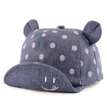 Peecabe Baby Baseball Cap Toddler Infant Boys Girls Sun Hat Breathable Cute Hats for Spring Summer 6M-3T (US, Age, 6 Months, 24 Months, Navy Cloth Fabric)