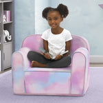 Delta Children Cozee Chair for Kids for Ages 18 Months and Up, Tie Dye