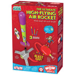 Box of Wonderbly Kids Ultimate High-Flying Air Rocket set on a white background