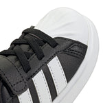 adidas Unisex-Baby Streetalk Elastic Lace, Black/White/White, 4
