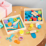 Melissa & Doug Clay Play Activity Set - with Sculpting Tools and 8 Tubs of Modeling Dough