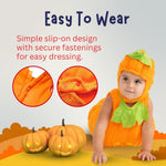 Dress Up America Baby Pumpkin Costume – Adorable Halloween Jack-O-Lantern Costume For Toddlers
