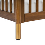 Babyletto Gelato 4-in-1 Baby Mini Crib Convertible to Toddler Bed, Daybed, Twin Bed - GREENGUARD Gold Certified, 4 Adjustable Heights - Made of 100% Solid Wood, Conversion Kit Sold Separately - Walnut