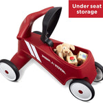 Toddler Toys 1-2, Baby Toys for Kids, 1 Year Old Girl Gifts, 1 Year Old Boy Gifts, Radio Flyer Scoot About Sport Ride On, for Ages 1-3 Years, Red