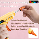 Busieea Hot Glue Gun Kit with 40 Glue Sticks, Fast Preheating Hot Melt, High Temp for School Crafts DIY Arts and Quick Home Repairs (20w)