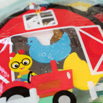 Baby Einstein Farm Explorers Cal's Sensory Barn Water Mat, Multisensory, Red, Ages 0-36 Months