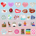 Eoaod 100 PCS Book Stickers for Kindle, Smutty Bookish Sticker Pack for Adult Readers, Cute Vinyl Decals for Laptop, Water Bottles, Journal, Ebook Book Lovers, Waterproof & Durable, Booktok, Romance