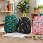 Trail maker 15 Inch Kids Backpacks for Boys & Girls | Preschool, Kindergarten, Elementary School Backpacks with Adjustable, Padded Straps (Prehistoric Pals)