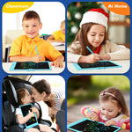 Bravokids Toys for 3-6 Years Old Girls Boys, LCD Writing Tablet 10 Inch Doodle Board, Electronic Drawing Pads, Educational Birthday Gift for 3 4 5 6 7 8 Years Old Kids Toddler (Blue)
