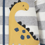Gerber Baby Boys' 4 Pack Sleep 'N Play Footie, Dinosaur Blue, 3-6 Months