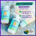 California Baby Swimmer’s Defense Baby Wash + Baby Shampoo | After Swim Hydrating Shampoo | 100% Plant-Based | Gentle Chlorine Removal | 8.5 oz