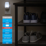 GE LED Night Light, Plug-in, Dusk to Dawn Sensor, Cool White, Ambient Lighting, Ideal for Kids Adults Bedroom, Bathroom, Nursery, Kitchen, Hallway, 55992, 4 Count