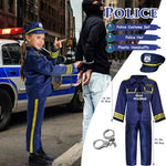 14Pcs Toddler Dress up Clothes,Boys Dress up Costumes for Play,Kids Dress up Set with Firefighter,Construction Worker,Chef,Police Costume,Toddler Boy Toys Christmas Birthday Gifts for 3-6 Years Old