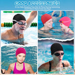 Bonuci 24 Pieces Cloth Elastic Swim Cap Bulk Comfortable Fabric Swimming Hat Elasticity Swimming Pool Cap Lightweight Bathing Caps for Women Men Kids Unisex, Not Waterproof(Multicolor)