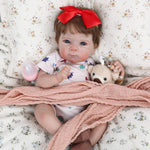 Lifelike Reborn Baby Dolls - 20 Inch Newborn Baby Doll with Realistic Veins, Handmade Reborn Doll with Weighted Soft Cloth Body, Real Life Baby Dolls Girl Gift for Kids Age 3+
