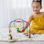 Melissa & Doug Classic Bead Maze - Wooden Educational Toy Wooden Bead Maze Toy for Toddlers Ages 3+