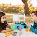 Melissa & Doug Let’s Explore Camp Stove Play Set – 24 Pieces - FSC Certified