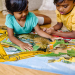 Melissa & Doug Building Site Floor Puzzle, 48 pc Jumbo Jigsaw Puzzle, Educational Screen Free Activity for Toddler, Preschoolers and Kids Ages 3+ (2 x 3 Feet) - FSC Certified