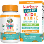 MARYRUTH'S Kids Vitamin C Gummies | Supplement for Immune Support & Overall Health | Vitamin C for Kids Ages 4+ | USDA Organic | Vegan | Non-GMO | 60 Servings