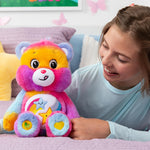 Care Bears Medium Plush Dare to Tie Dye Plushie for Ages 4+ – Stuffed Animal, Super Soft and Cuddly – Good for Girls and Boys, Employees, Collectors, Great Valentines Day Gift for Kids