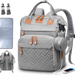 Diaper Bag Backpack Baby Bag for Mom Dad with Changing Pad, 19 Pockets, Large Waterproof Travel Baby Girl Boy Toddle Diaper Bag with Insulated Pocket, Baby Shower Gifts, Blue