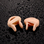 7 Pieces Swimming Nose Clip Silicone Nose Plug Protector with Elastic Rope for Kids and Adults Swimming Using