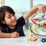 Robo Alive Robo Fish Robotic Swimming Fish (Teal + Orange) by ZURU Water Activated, Changes Color, Comes with Batteries, Amazon Exclusive (2 Pack) Series 3