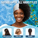 Large Swimming Cap Durable Silicone Waterproof Swimming Cap Ideal for Long Hair and Thick Braids Keeps Hair Dry While Swimming