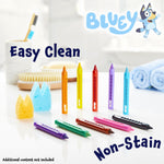 Bluey Bath Crayons for Kids Toddlers, Water Colouring Set Bath Toys Washable Non Toxic Easy Grip, Kids Gifts