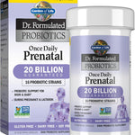 Garden of Life - Dr. Formulated Probiotics Once Daily Prenatal - Acidophilus and Bifidobacteria Probiotic Support for Mom and Baby - Gluten, Dairy, and Soy-Free - 30 Vegetarian Capsules