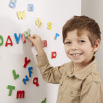 Melissa & Doug 52 Wooden Alphabet Magnets in a Box - Uppercase and Lowercase Letters