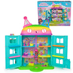 Gabby's Dollhouse, 14 Pc Celebration Dollhouse, 25-Inches Tall, with Toy Figures, Doll House Furniture & 10 Sounds, Kids Toys for Girls & Boys Ages 3+
