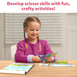 Skillmatics Scissor Skills Activity Book - Snip, Snip Unicorns & Princesses, Easter Basket Stuffers, Art & Craft Kit for Kids, 2 Child-Safe Scissors, 25 Fun Activities, Gifts for Ages 3, 4, 5, 6, 7