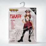Spooktacular Creations Halloween Kids Pirate Costume, Black Pirate Dress for Girls, Buccaneer Princess Outfit for Girls Halloween Dress Up, RolePlay Themed Party (Small, 5-7 yrs)