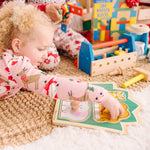 Melissa & Doug Jungle Friends Safari Animals Jumbo Knob Puzzle, Wooden Peg Puzzle for Toddlers, Educational Toy for Shape Recognition and Fine Motor Skills, Ages 1+