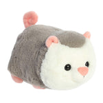 Aurora® Adorable Spudsters™ Odin Opossum™ Stuffed Animal - Round Shape Makes for Comforting Cuddles - Perfect for Kids All Ages and Animal Loving Adults - Grey 11 Inches